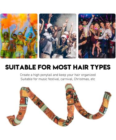 Spiral Hair Ties Dreadlock Hair Tie Dreadlock Accessories Spiral Ties Ponytail Holders Thick Hair Or Dreads Ethnic Yellow Spiral Lock Hair Tie Dreadlocks Hair Tie Iron Wire Ponytail Holder for Lo - Buy Online on GoSupps.com