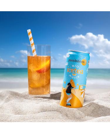 Buy Possibilitea Bio Iced Tea Peach - Organic Vegan & Climate Neutral (12 330ml) | Refreshing Cold Peach Tea with 3 Deposit - Buy Online on GoSupps.com