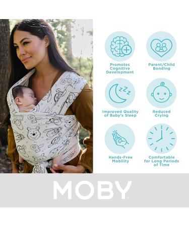 Moby Wrap Featherknit Baby Carrier | Disney Winnie The Pooh | Safe & Secure Newborn & Infant Carrier | Adjustable for All Body Types - Buy Online on GoSupps.com