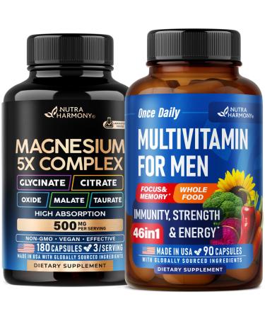 NUTRAHARMONY Magnesium Complex & Multivitamins for Men Capsules