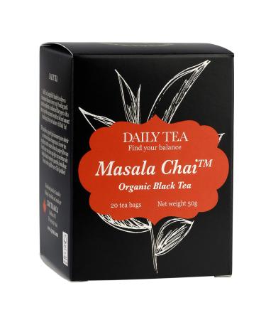 Daily Tea | Organic Masala Chai 20 tea bags | net weight 50g