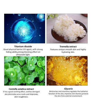 WYBLZPXZ Mushroom Head CC Cream Full Coverage Foundation - Ivory | Long Lasting Matte Finish | Moisturizing Concealer Makeup - Buy Online on GoSupps.com