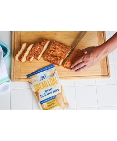 Livlo Keto Baking Mix - Almond & Flax Bread Loaf 9.9 oz - Low Carb, Gluten-Free - Buy Online on GoSupps.com