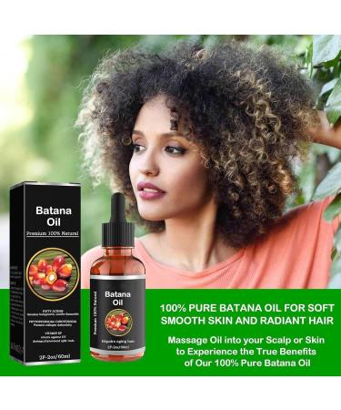 Batana Oil for Hair Growth - Batana Oil - 100% Natural - Promotes Hair Wellness for Men & Women Enhances Hair & Skin Radiance Leaves Your Hair Smoother Oil - for All Hair Types - Buy Online on GoSupps.com