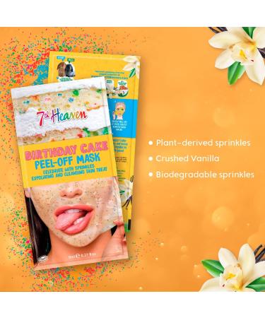 7TH HEAVEN MASCARILLA PEEL OF BIRTHAY CAKE 1 - Buy Online on GoSupps.com