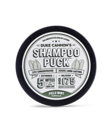 Duke Cannon Supply Co. Mens Shampoo Puck  4.5 oz. - Field Mint/Over 175 Washes/Sulfate-free