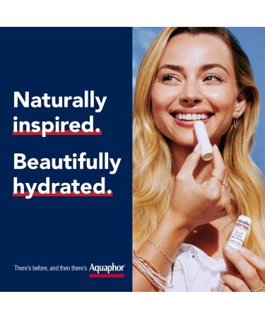 Aquaphor Naturally Inspired Lip Repair Stick with Aloe Vera and Natural Shea Butter Hydrating Lip Balm Immediately Relieves Dryness and Soothes Chapped Lips 0.17 Oz Stick Pack of 3 - Buy Online on GoSupps.com