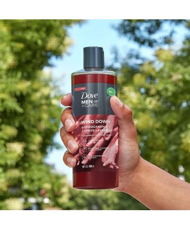 Dove Men+Care Wind Down Ashwagandha & White Lavender Face + Body Wash 18 oz - 4 Pack - Buy Online on GoSupps.com