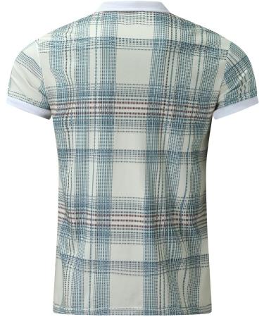 Collar Stripe Sleeve Men's Blouse Polos Shirt Splice Casual Zipper Turn Down Men's Blouse Floral Long Sleeve Dress Shirt Men Crewneck Plus Size Sweatshirts Shirts 3XL Blue - Buy Online on GoSupps.com