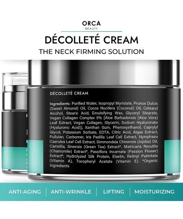 Neck Firming Cream for Tightening, Lifting, and Smoothing Sagging Skin | Neck Tightening Cream for Wrinkles | 1.7oz Firming Neck Cream - Gifts For Her - Buy Online on GoSupps.com