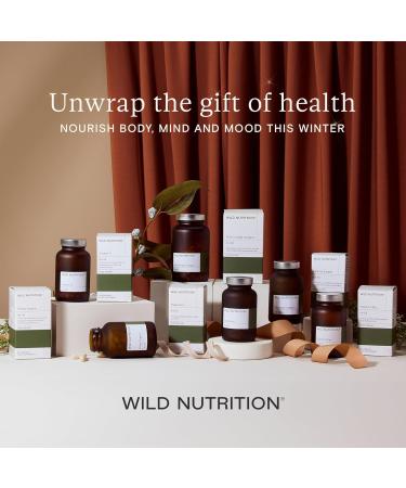 WILD NUTRITION Food-Grown Vitamin B12 Plus | 30 Capsules | Vegan-Friendly Supplement for Psychological Function and Immune Support - Buy Online on GoSupps.com