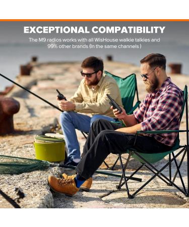 Walkie Talkies for Adults Long Range-Wishouse Rechargeable Portable 2 Way Radios Hiking Accessories Camping Gear Toys for Kids with Lamp SOS Siren NOAA Weather Alert VOX Easy to Use Walky Talky 4 Pack Red Blue Orange Yellow - Buy Online on GoSupps.com