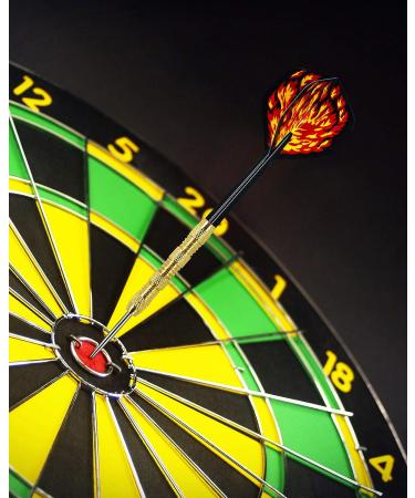 CIKKUE Steel Tip Darts 18 Pack - Premium Professional Metal Dart Set with Extra Flights & Tools - Ideal Men's Gift - Buy Online on GoSupps.com