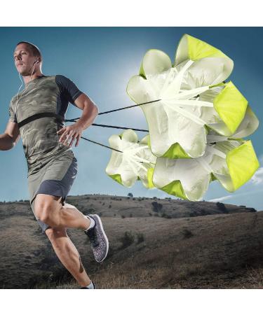 56 Speed Chute for Running Speed Training | Resistance Parachute for Football & Soccer | Includes Carry Bag | Kids, Youth, and Adults | Light Green - Buy Online on GoSupps.com