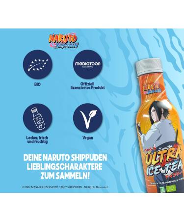 Buy Ultra Ice Tea Bio - Vegan Black Tea Drink with Sasuke | Refreshing Melon Flavor | 500ml Disposable - Buy Online on GoSupps.com