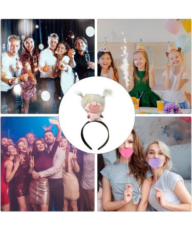 TROONZ Doll Hairband Plush Constellation Doll Hairband Plush Doll Headdress Hair Ornament for Girls Kids Children - Buy Online on GoSupps.com