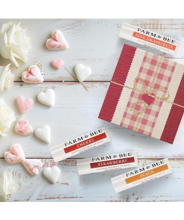 Natural Lip Balm Gifts for Wife Husband Boyfriend Girlfriend Women Men - Organic & Natural Ingredients - Moisturizing Lip Chapstick - Great Gift Idea for Valentines Day - 0.15oz (Pack of 4) - Buy Online on GoSupps.com