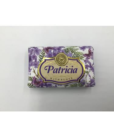 Patricia - Gift Soap Bar For Her Birthday Rose Scent Mum Grandmother Cleanser Lather Present Girl