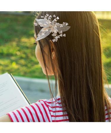 Lurrose Bridal Hair Clips - Green Leaf & Crystal Accessories for Weddings & Parties - Buy Online on GoSupps.com