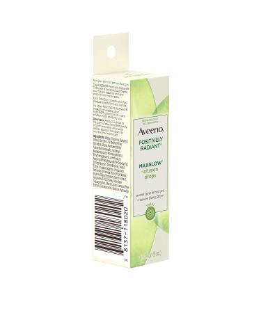 Aveeno Positively Radiant MaxGlow Infusion Drops with Moisture Rich Soy & Kiwi Complex Hypoallergenic Non-Comedogenic Paraben- & Phthalate-Free Moisturizing Facial Serum 0.17 fl. oz - Buy Online on GoSupps.com