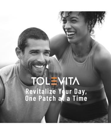 TOLEVITA Energy Patches with Vitamin B12-36 Pcs | Energy Mental Focus & Vitality | Perfect Active Lifestyles Fitness Workouts Travel & Daily Use - Buy Online on GoSupps.com
