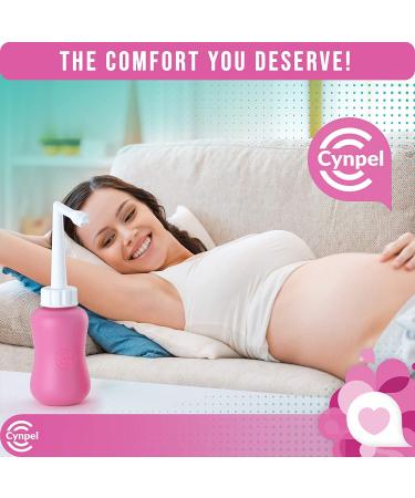 Cynpel Peri Bottle | Portable Bidet for Feminine Care & Hemorrhoid Treatment - Dusty Rose - Buy Online on GoSupps.com