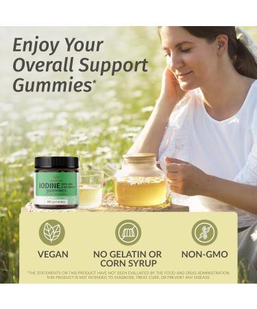 HERBAMAMA Lemon Balm and Iodine Kit - Bundle of Lemon Balm Tincture 2 Fl Oz & Potassium Iodine Gummies 60 - Vegan Non-GMO Alcohol & Gelatin-Free - 2 Pack - Buy Online on GoSupps.com