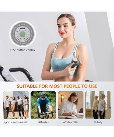 Snailax Mini Massage Gun - Rechargeable Deep Tissue Percussion Massager for Athletes - Portable and Quiet Handheld Muscle Massager for Back, Neck, and Body - Perfect Gift for Men and Women - Buy Online on GoSupps.com
