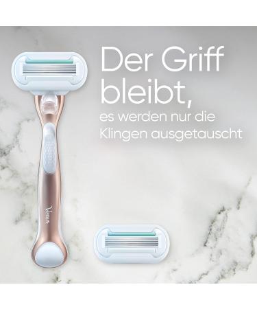 Gillette Venus Deluxe Smooth Sensitive Razor for Women | 9 Blades Included | Perfect Gift | Black Plastic Women's Razor - Buy Online on GoSupps.com