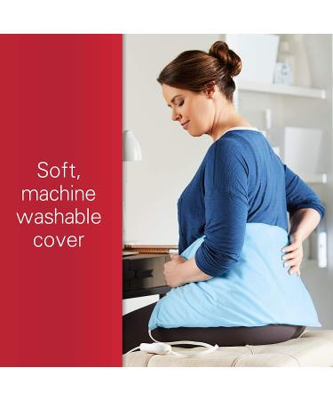 Sunbeam Extra Large Heating Pad for Back, Neck, and Shoulder Pain Relief - Moist Heat Option - 12x24, Blue - Buy Online on GoSupps.com
