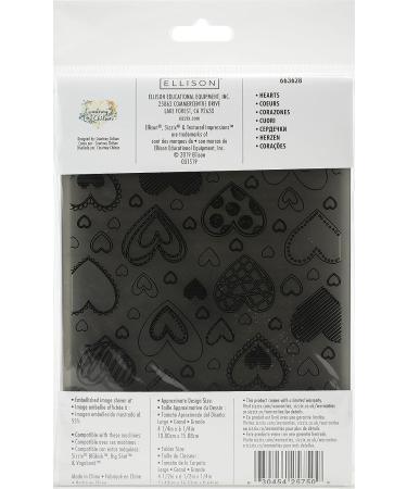Sizzix Multicolor Hearts 3-D Textured Impressions Embossing Folder - Buy Online on GoSupps.com