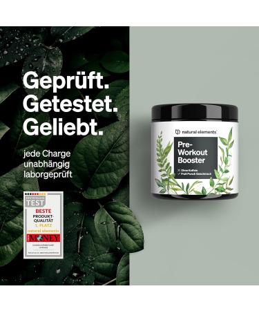 Pre Workout Booster - Caffeine-Free Fruit Punch - Vegan with Niacin Ginseng & BCAA - 400g - Lab Tested & Made in Germany - Buy Online on GoSupps.com