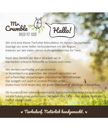 Mr. Crumble Dried Pet Food XXL Nibbersticks - 4-set Grain-Free Treats for Rabbits Guinea Pigs & Rodents | 400g - Buy Online on GoSupps.com