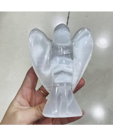 Natural White Selenite Gypsum Angel Quartz Rough Minerals SpecimenHome Decor Can be Used for (Size : 8cm) HOMEZHOU (Size : 8cm) - Buy Online on GoSupps.com