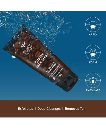 Bombay Shaving Co. Coffee Face Wash - Deep Cleansing, De-Tanning, Blackhead Removal | Made in India - Buy Online on GoSupps.com
