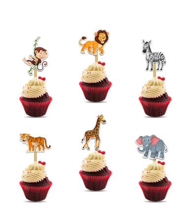 Seyal Jung Safari Cupcake Topper