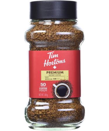 Tim Hortons Medium Roast Instant Coffee 100% Colombian 300g Jar & Hot Chocolate Beverage Mix Original 500g Can - Buy Online on GoSupps.com