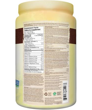 Garden of Life Sport Organic Plant Based Protein Chocolate 840gFormulated & Raw Organic Protein Chocolate 664g. Packed with 22 Grams of Certified Organic Plant Protein - Buy Online on GoSupps.com