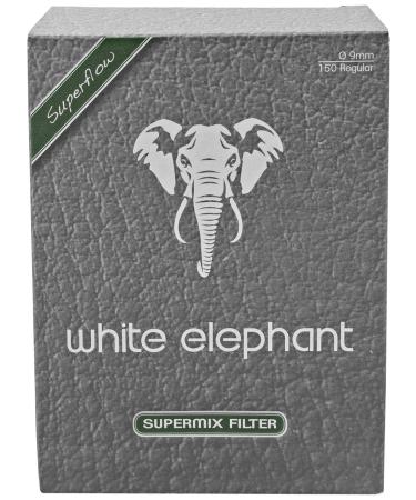 White Elephant 18589 Superflow Collection-9 mm activated carbon filters-150 pieces paper