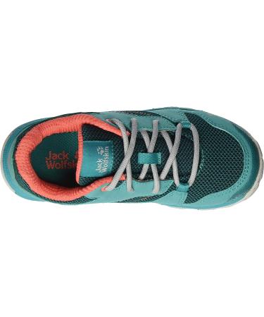 Jack Wolfskin MTN Attack 3 Low K Hiking Boot - Big Kid (8-12 Years) - Size 9 - Green/Rose - Buy Online on GoSupps.com