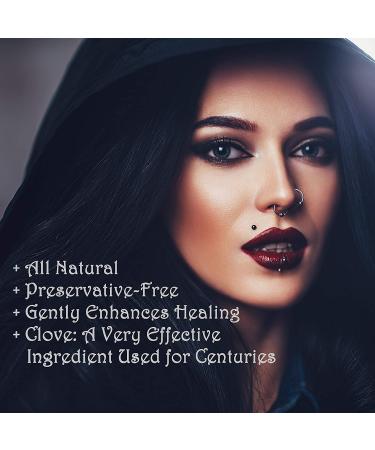 Wacan Fast-Healing Organic Nose Saline Solution for Piercings 8oz - Clove, Vitamins, Natural Sea Salts - Drug-Free, Preservative-Free Aftercare Piercing Solution - Buy Online on GoSupps.com