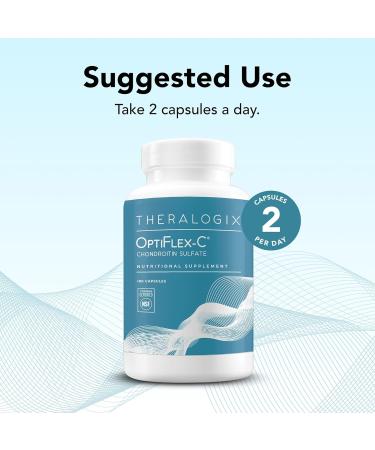 Theralogix OptiFlex-C Chondroitin Sulfate - 90-Day Supply - Chondroitin Capsules - Support Healthy Joint Function and Mobility - Joint Support Supplement for Women & Men - NSF Certified - 180 Capsules - Buy Online on GoSupps.com