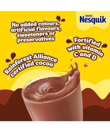 Nesquik Chocolate Milkshake Mix 300g (Pack of 2) - Buy Online on GoSupps.com