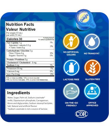 International Delight - Coffee Creamer - French Vanilla Flavoured Portion Cup - Deliciously Creamy & Convenient for On-The-Go - 144 x 13ml Units per Box - Buy Online on GoSupps.com