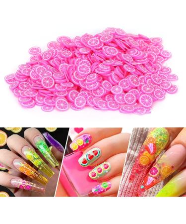 Fruit Nail Slice Delicate Decoration Nail Slice for Dance Performance for Festival Party(Red lemon) - Buy Online on GoSupps.com