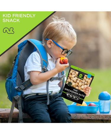Organic Raw Macadamia Nuts - Unsalted, Superior Quality, 3 LB Bulk Pack - Fresh & Delicious Protein Snack - Keto, Vegan, Kosher - Buy Online on GoSupps.com