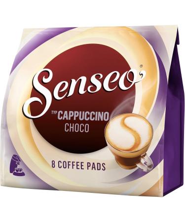 Senseo Cappuccino Choco Coffee Pods Chocolate Flavored Coffee New Recipe Pack of 2 2 x 8 Pods - Buy Online on GoSupps.com