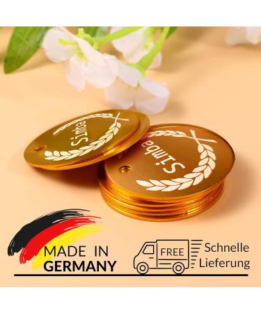 Personalized Dual-Sided Engraved Pet Tags | Unique Dog & Cat Branding | 30mm & 35mm - Orange Color | International Shipping Available - Buy Online on GoSupps.com