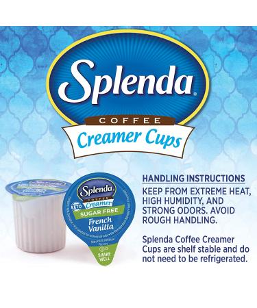 SPLENDA Sugar Free French Vanilla Coffee Creamer Cups - 180 Count - Buy Online on GoSupps.com