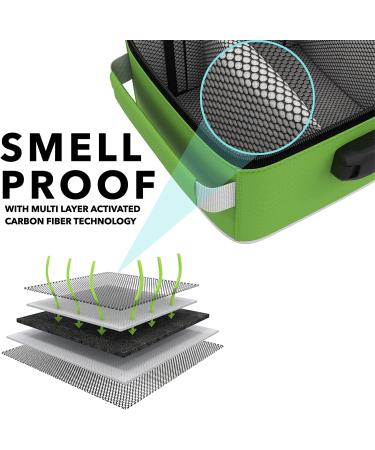 GREEN CROSS Smell Proof Crossbody Bag with Lock - Travel & Storage Solution - Buy Online on GoSupps.com